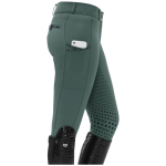 Elina Full Grip Breeches - Cool Green