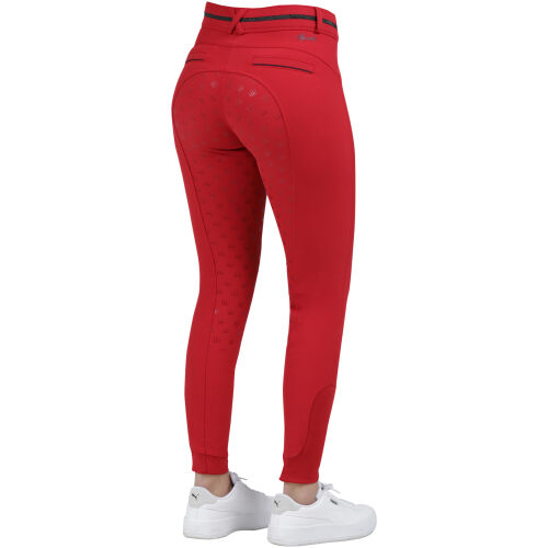 Sarina Full Grip Breeches - Ribbon Red
