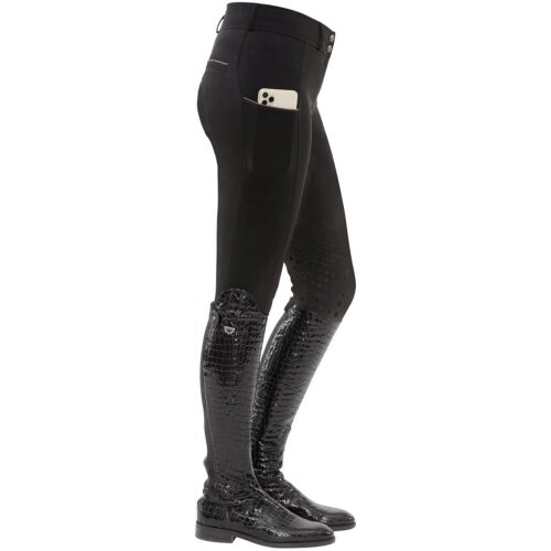 Abbie Light Knee Grip Breeches - Black