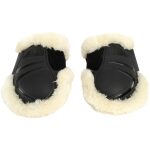 Fetlock Boots Teddy Velcro - Black - Image 3