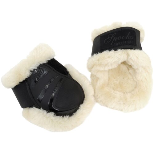 Fetlock Boots Teddy Velcro - Black