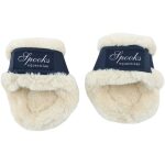 Fetlock Boots Teddy Velcro - Navy - Image 3