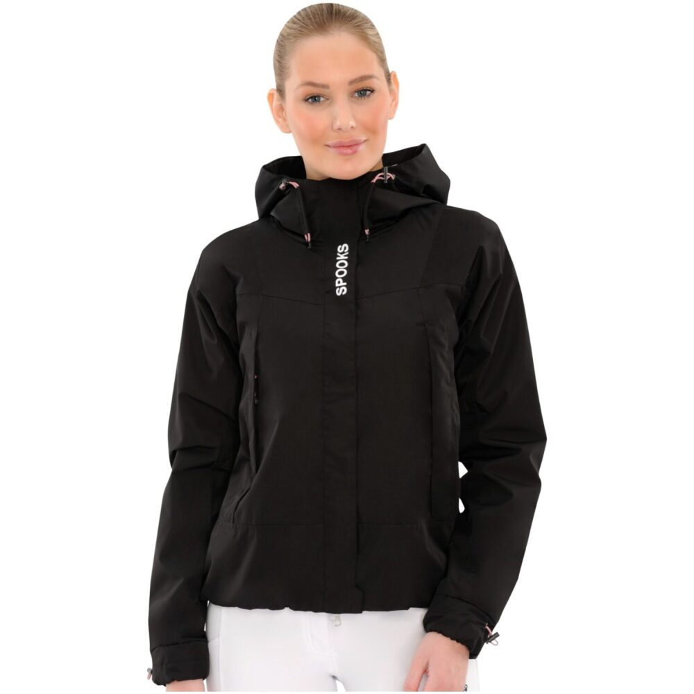 Juhna Rain Jacket - Black - Spooks Riding - Australasia