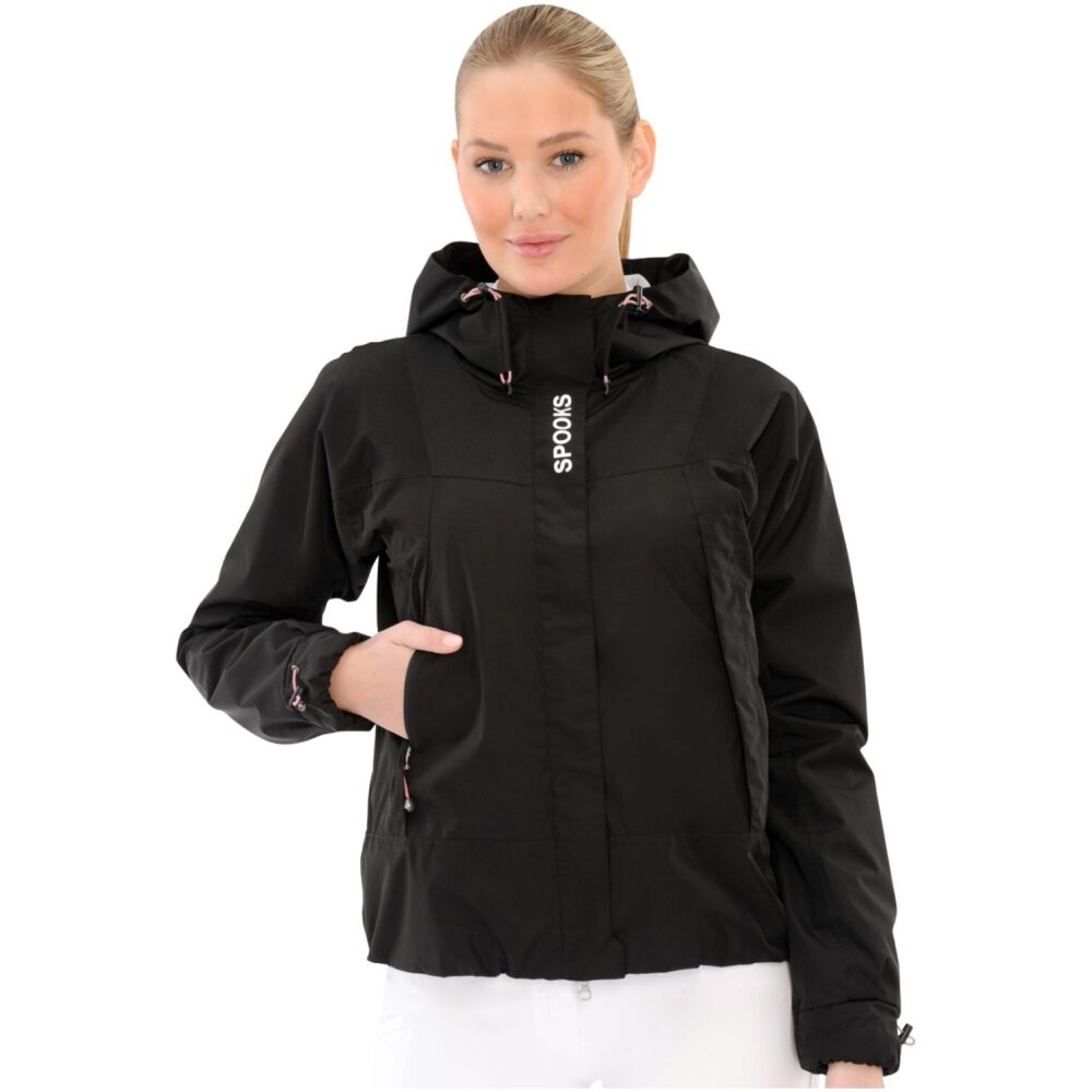 Juhna Rain Jacket - Black - Spooks Riding - Australasia