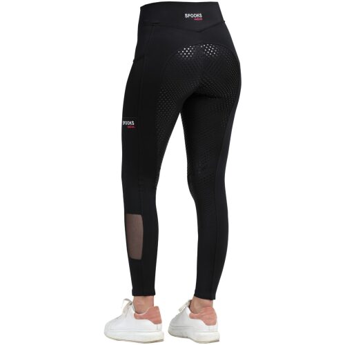 Liarah Full Grip Leggings - Black