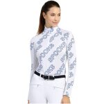 Showshirt Niena Longsleeve - White/Navy - Image 1