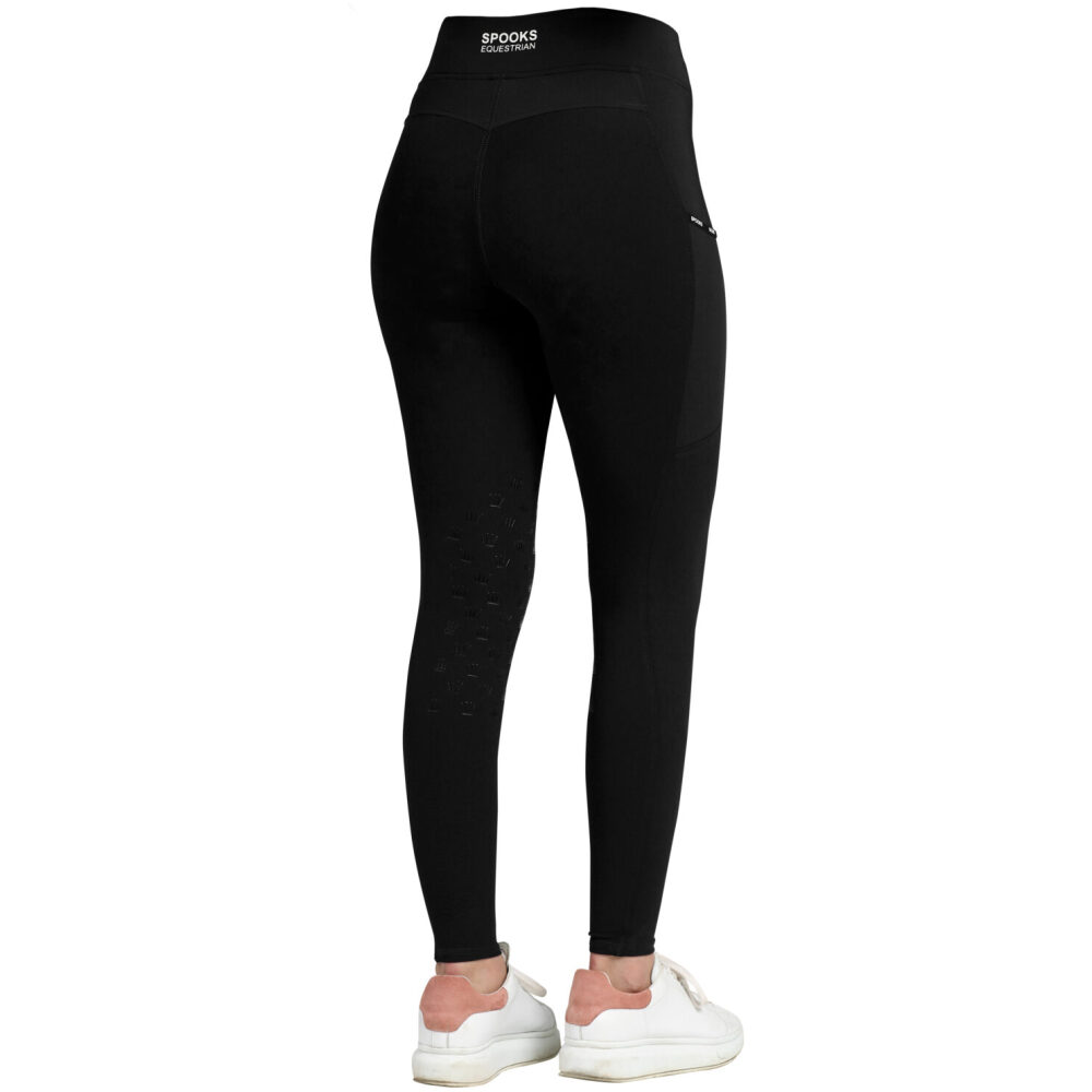 Emalia Knee Grip Leggings - Black - Spooks Riding - Australasia