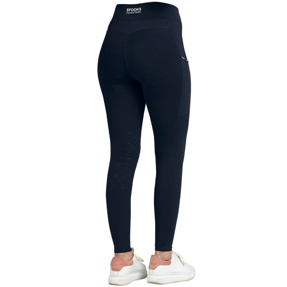 Emalia Knee Grip Leggings - Navy - Spooks Riding - Australasia