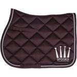 Saddle Pad Crown Shiny - Plum