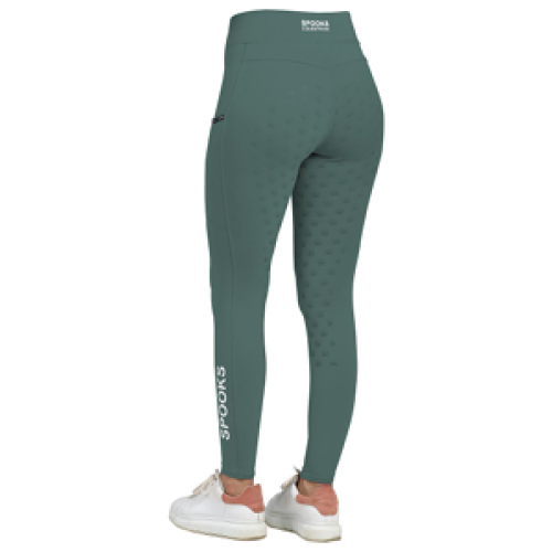 Emalia Full Grip Leggings - Cool Green