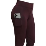 Emalia Knee Grip Leggings - Plum - Image 2