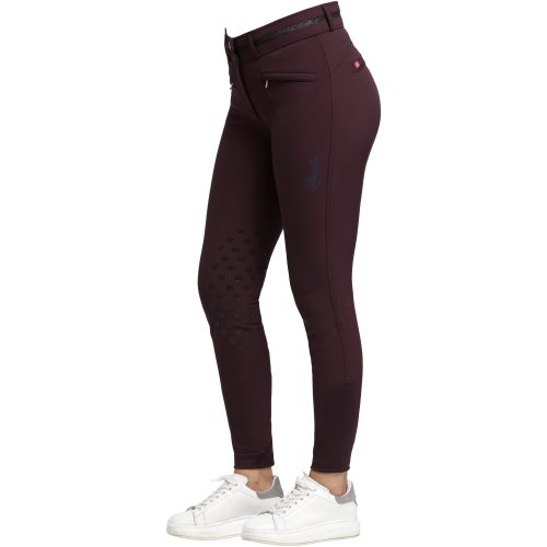 Sarina Knee Grip Breeches - Plum